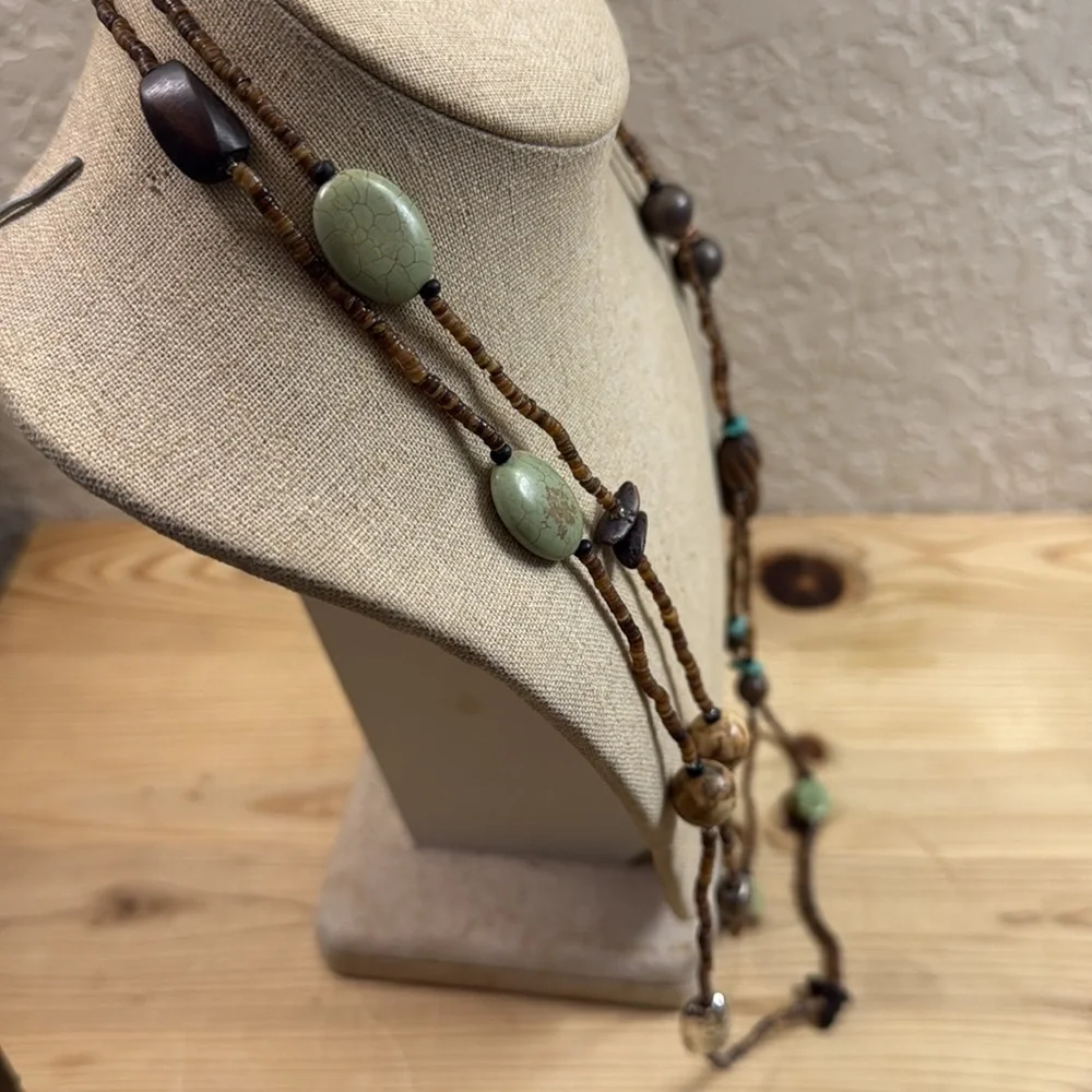 Bohemian Multi-Color Beaded Necklace Silpada - Picture 3 of 6